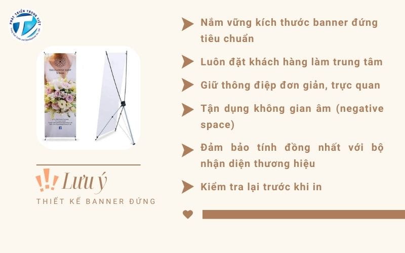 Bí quyết thiết kế banner đứng độc đáo và hiệu quả